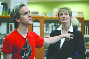 ”Matt Zorella” (Ean Henninger) confesses in “FRAMED at the Art Blast