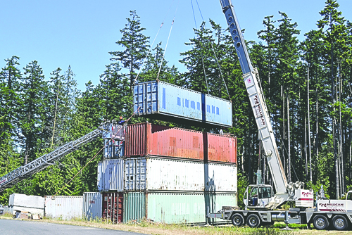 East Jefferson Fire-Rescue is setting up its own training tower for firefighters near Port Townsend. East Jefferson Fire-Rescue