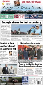 PDN's front page for today's Clallam County readers. There's more inside that isn't online!