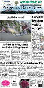PDN's front page for today's Clallam County readers. There's more inside that isn't online!