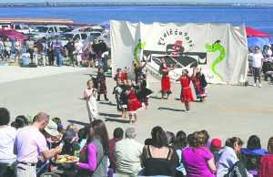 Young Makah dancers perform during the 2011 Makah Days celebration. Lonnie Archibald/for Peninsula Daily News