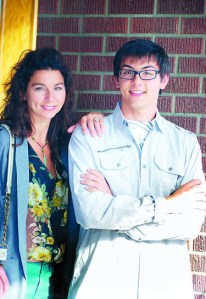 Trisa Chomica and her son