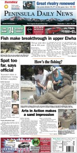 PDN's front page for today's Clallam County readers. There's more inside that isn't online!