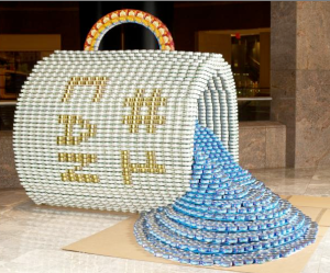 One of the winners in 2011 national 'Canstruction' competition.