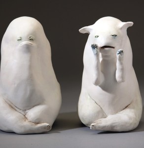 "Saudade East and West" is part of sculptor Heidi Preuss Grew's new show at the Port Angeles Fine Arts Center. Kelly J. James