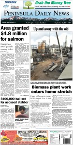 PDN's front page for today's Clallam County readers. There's more inside that isn't online!