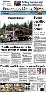 Today's front page tailored for the PDN's readers in Jefferson County. There's more inside that isn't online!