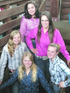 These Western games 4-H competitors are all smiles after racking up the points and having a successful run during the Western Washington State Fair in Puyallup. Clockwise from top left are Marissa Wilson