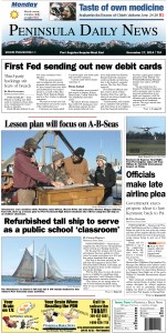 Here is today's front page for our Clallam County readers — news tailored to your community. There's more inside that isn't online!