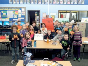 Third- and fourth-grade students the River Otters