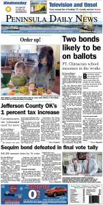 Today's front page tailored for the PDN's readers in Jefferson County. There's more inside that isn't online!