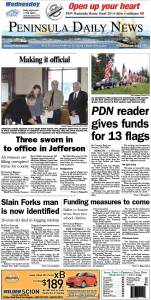 Here is today's front page for our Jefferson County readers — news tailored to your community. There's more inside that isn't online!