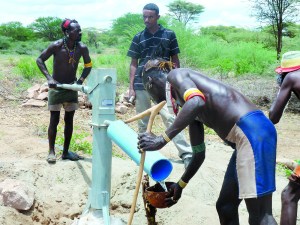 The Hamar tribe in Ethiopia now uses a Global Team for Local Initiatives well like this one after the Nor'wester Rotary Club of Port Angeles sponsored a grant to provide clean water to the tribe.