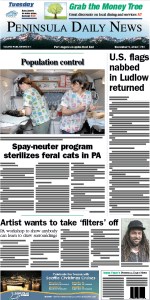 Here is today's front page for our Clallam County readers — news tailored to your community. There's more inside that isn't online!