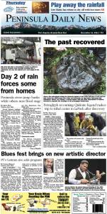 Here is today's front page for our Clallam County readers — news tailored to your community. There's more inside that isn't online!
