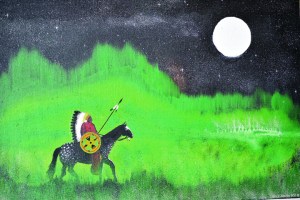 “Coming Home” by Darryl Barkley is part of the “Spirit Unleashed63” art show to open at the Elwha Klallam Heritage Center this Friday evening.