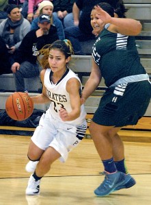 Peninsula College guard Miranda Schmillen
