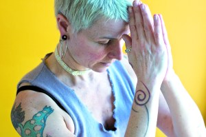 Yoga instructor Jen Bates