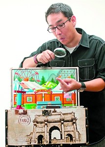 Magician Louie Foxx has in his bag of tricks many things