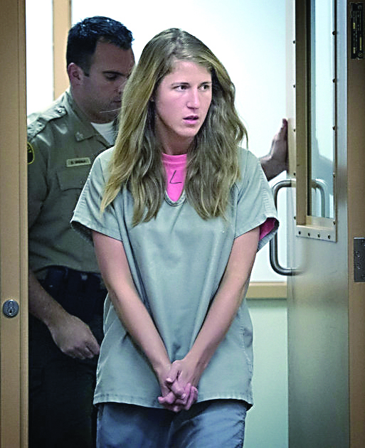 Meredith Claire Powell is shown during her court hearing Friday in Tacoma. McClatchy News Service photo