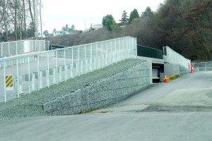 A new bridge over Ennis Creek for foot traffic on the Olympic Discovery Trail and for construction access will soon open at the former Rayonier mill site in Port Angeles. Keith Thorpe/Peninsula Daily News