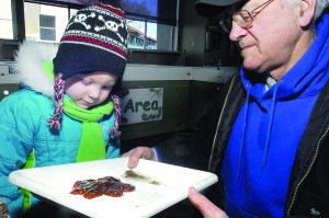 Two-year-old Hallie Mittelbuscher of Astoria