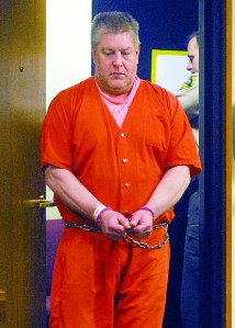 Barry Swegle enters Clallam County Superior Court in Port Angeles for a status hearing in this file photo.  Keith Thorpe/Peninsula Daily News
