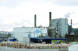 Port Townsend Paper is scrapping plans for a $54 million project to improve the mill's biomass cogeneration plant. — Charlie Bermant/Peninsula Daily News