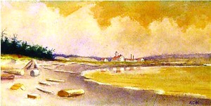 Adeline Willoughby McCormacks canvases are part of First Blossoming: Port Townsends Women Artists