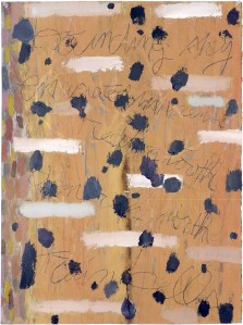 Oregon artist Robert Tomlinsons Stream No. 7  Train Bells is now on display at Peninsula Colleges PUB Gallery of Art.