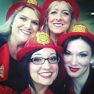 The Sequim-based Aspire! quartet donned fire-chief costumes for their performance of Firebug and Fire Brigade Four