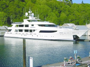 The 11th 164-foot yacht from Westport Shipyards Port Angeles plant