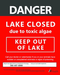 Anderson Lake south of Port Townsend closed because toxins 990 times over safe level; state park still open