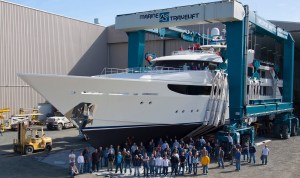 Westport Shipyard — now Westport LLC — builds 164-foot yachts at its Port Angeles plant.  —Photo by Timothy A. Owens