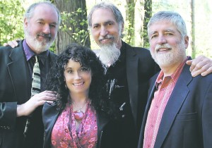 Robin Bessier and members of her band