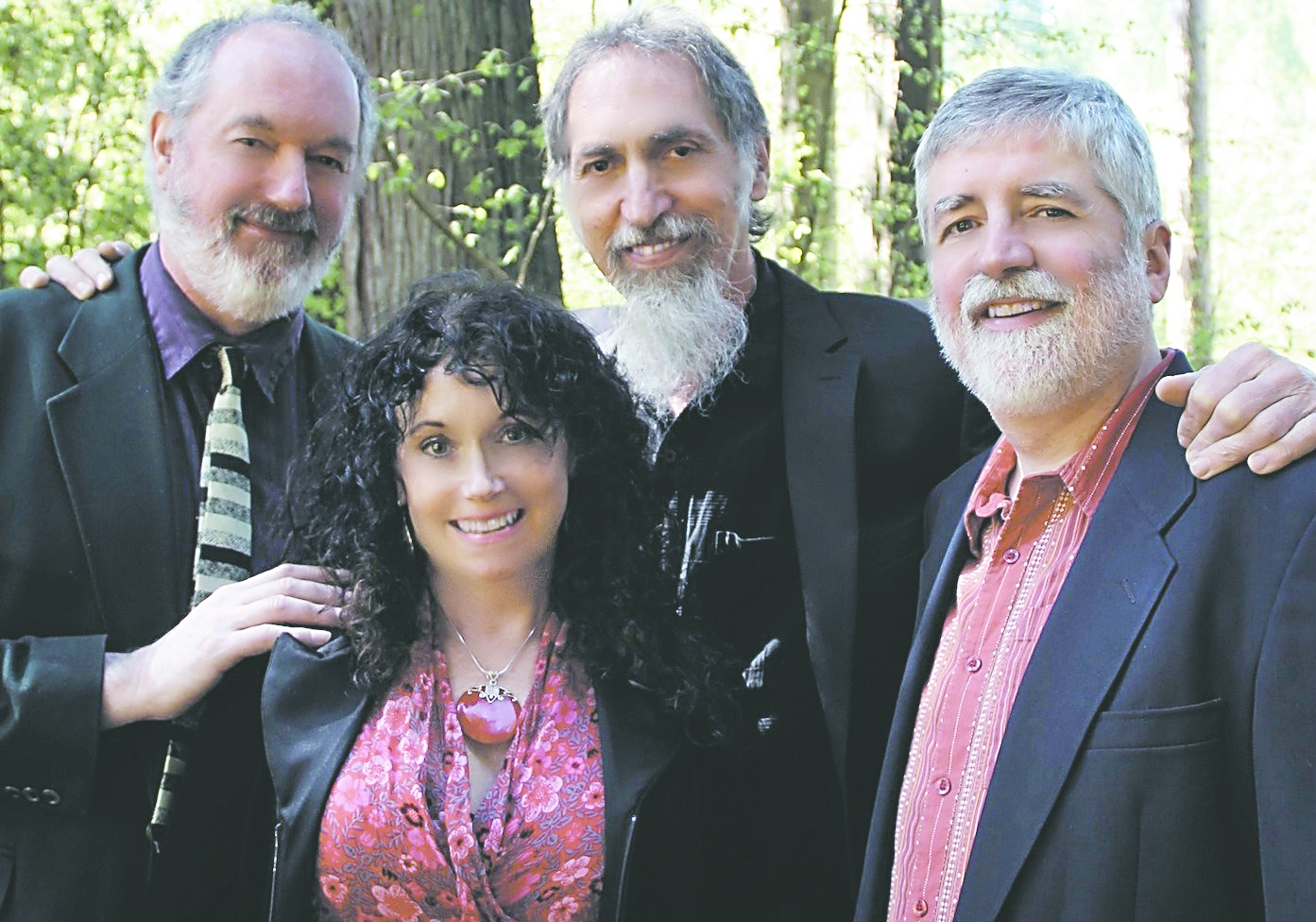 Robin Bessier and members of her band