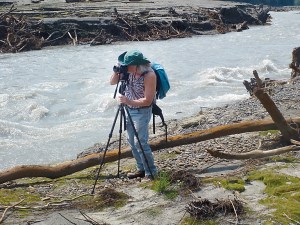 Sequim filmmaker John Gussman shoots footage along the Elwha River during the making of “Return of the River