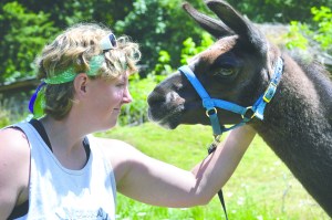 Sara Woodard with Jonah