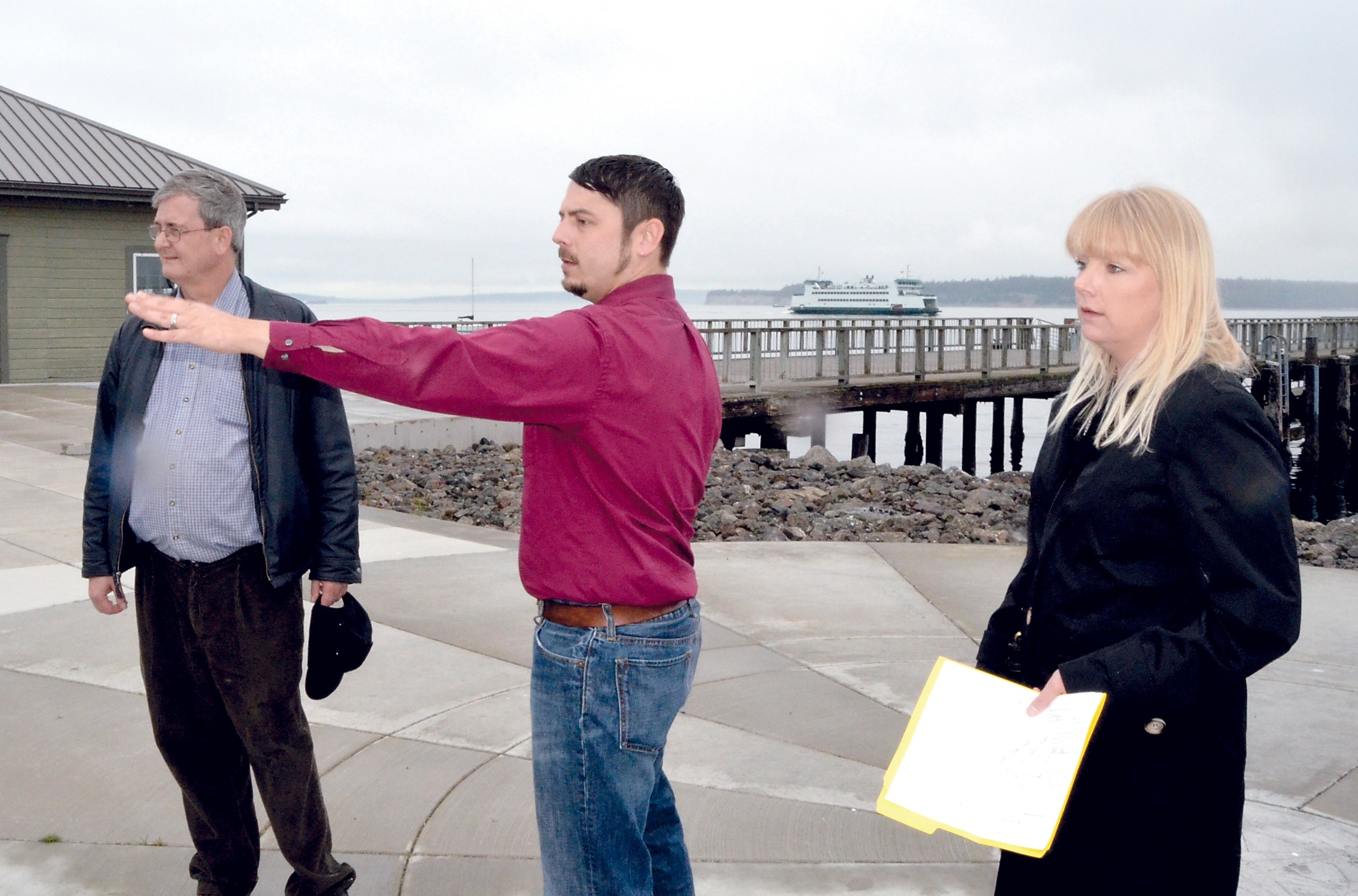 In preparation for Thursday's Concerts on the Dock