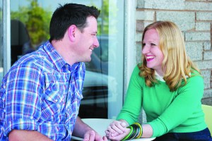 Blackbird Coffeehouse owners Adam and Christy Parent met at a library in Minnesota. They celebrate their 13th anniversary this summer.  -- Photo by Diane Urbani de la Paz/Peninsula Profile