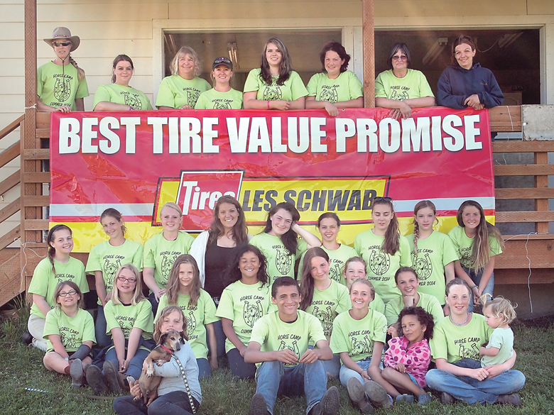 Participants in the annual Jefferson County 4-H Horse Project's three-day clinic and horse camp in July learned how to clip coats and band manes for showing