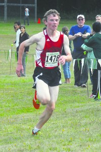 Port Townsends Ryan Clarke races to a second-place finish at the Salt Creek Invitational. Photo -- Keith Thorpe/Peninsula Daily News