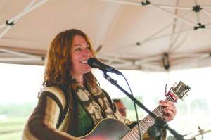 Kim Trenerry of Joy in Mudville will bring rock and bluegrass to the Sequim Prairie Grange Hall tonight. Jen Lee Light