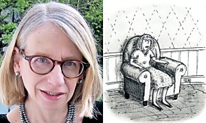 Roz Chast and her self-caricature.