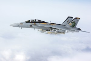 A Zapper EA-18G Growler in flight. &shy;U.S. Navy photo