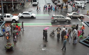 Trick-or-treaters roam the streets of downtown Port Angeles for Halloween 2012. A slew of Halloween events are set this weekend and next on the North Olympic Peninsula. Keith Thorpe/Peninsula Daily News