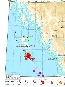 UPDATE: 6.3 quake today follows 7.7 Canadian quake last night; let us know if you felt either