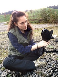 Kaeli Swift will discuss corvid behavior at the Olympic Natural Resources Center in Forks on Friday. Olympic Natural Resources Center