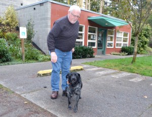 Jefferson County Animal Control Officer Alex Mintz takes Zeke
