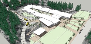 A drawing of what a new school could look like will be presented at public meetings Saturday and next Wednesday on hopes for replacing Grant Street Elementary School in Port Townsend.  Integrus Architecture